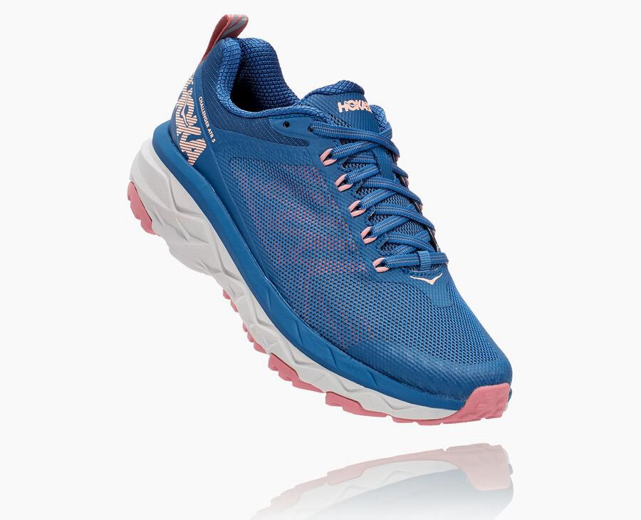 Hoka One One Trail Schoenen Dames - Challenger Atr 5 - Blauw - AC9864071